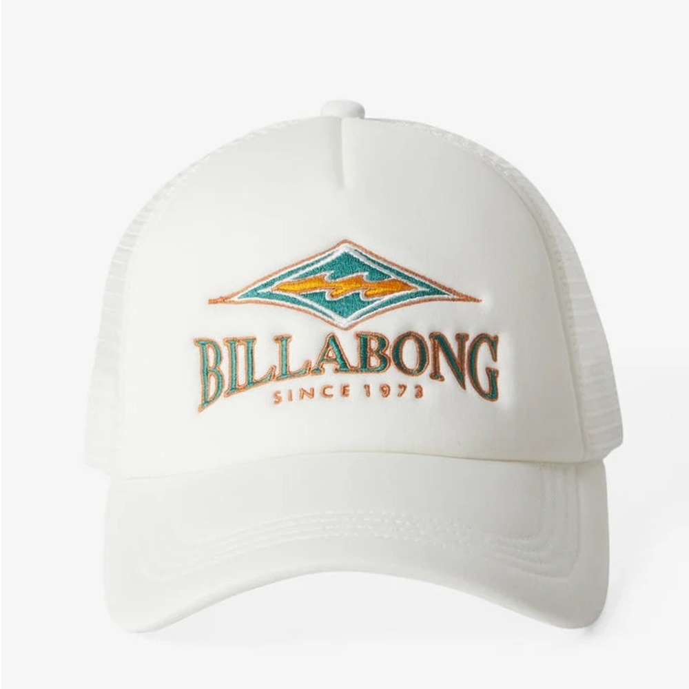 Billabong White Trucker Hat